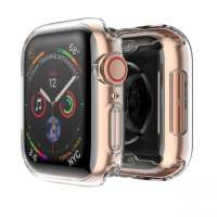 For Apple Watch Case, Clear Soft TPU Protector For iWatch Case Cover For Apple Watch Series 4/3/2/1 38mm 40mm 42mm 44mm