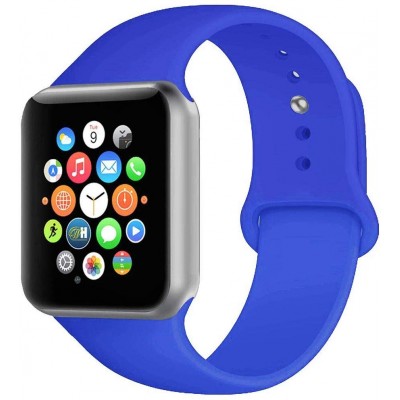 Colorful Sport Soft Silicone Replacement Watch Strap Bracelet for Apple Watch 38MM 42MM Silicone Watch Band Series 1 2 3 4 5