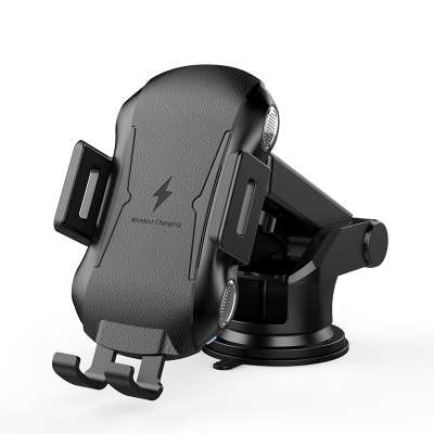 10W Qi Fast Car Charging Wireless Charger Mount Auto-Clamping Air Vent Phone Holder